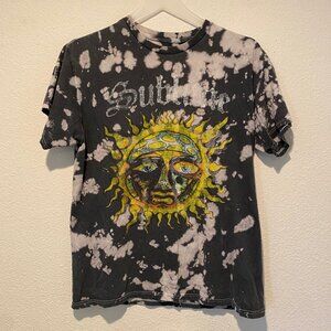 Sublime Black Tie-Dye‎ T-Shirt - Size Medium - Vintage Rock Band Tshirt